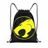 Anpassad Thundercat manga anime dragstring ryggsäck väskor kvinnor män lätt gym sportsäck säckar för butik v4f9#