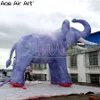 Hurtownia 6 mh (20 stóp) z dostosowanym gigantycznym modelem zwierząt dmuchawczych Model słoni pełny druk słonia loxodonta afaryczna na sprzedaż