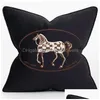 Home Decor Solid Color Throw Pillows Luxurys Designer Cushions Waist Protection Sofa Cushion Luxury Slee Pillow Drop Delivery Dhgxk