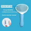 Katter Comb Special Longhaired Gå till Floating Hair Needle Pet Dog Brush Cleaning Artifact Supplies 240415