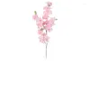 Fleurs décoratives arc accessoires de mariage décoration artificielle fleur de cerise artificielle arbre blanc arbre fleur de soie printemps bonsai