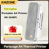 Peripage A40 Portable Mini Thermal Printer A4 Paper PO van mobiel draadloos Bluetooth -document Office -afdrukken