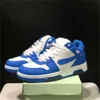 2024 Out Off Office Top Low Offs Chaussures de basket-ball Chaussures de course blanches hommes Chaussures de mode Luxury Fashion Blue Bleu extérieur Sneaker 36-46