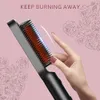 Home Gebruik Professional Electric Flat Iron LCD Display Fast Ceramic Multifunction Hair Reveening Brush