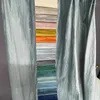 カーテンフランネルレットブルーギルディングストリーマーベルベットリビングルームベッドルームのフレンチウィンドウバルコニーのための厚いカーテンカスタマイズ