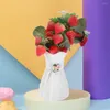 Simulazione della decorazione per feste Strawberry Bouquet Pianta finta Piccola frutta Ornamenti artificiali Decorazioni floreali per piante da ufficio realistiche