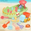 Sand Play Water Fun Childrens stroller beach game beach toy sandbox shovel animal beach accessories toy summer outdoor beach game beach game Y240416