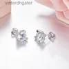 Boucles d'oreilles de concepteur d'origine Carter de qualité supérieure pour femmes boucles d'oreilles en diamant en cristal en argent sterling lumière avec logo de marque d'origine