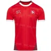 2024 Euro Cup Schweiz Soccer Jersey Shaqiri Schar Ndoye Mvogo Freuler Widmer Okafor Amdouni Rodriguez Seferovic Zuber Embolo Football Shirt National Team