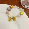 Strand Glass Lucky Fish Armband Creative Fashion Design Harts Bead Coconut Tree Hand Rep smycken Tillbehör Korean Stil Kvinnor