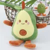 Plush Keychains Cute Cartoon Fruit Avocado Stuffing Doll Plush Toy Keychain Pendant Backpack Keyring Ornament Accessories Gift Y240415