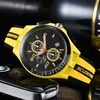 Mens Luxury Watch Высококачественные дизайнерские дизайнеры Cool Sports Trend Chronograph Мужские часы взрывные шестиконтактные шестипрофильные часы