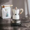 Servis uppsättningar kaffepott hushållsvattenkokare spisetop maker espresso handbryggning mokkahållare maskin behållare