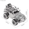 Puzzles Puzzles Model Model Kits de construction SUV Véhicule hors route 3D Puzzle Metal Jigsaw DIY SETS POUR TEEN BRAIN CADEAUX CROIDES CRÉATIONS Y240415