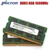 Rams Micron 8 GB 4GB 2GB 2G 4G 8G PC2 PC3 PC3L DDR2 DDR3 667 800 1066 1333 1600 MHz 5300 6400 10600 12800 Notebook pamięci Laptop RAM RAM