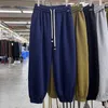 Pantaloni da uomo 2024 primavera e autunno semplice colore solido versatile casual sciolto allaccia oversize ad alto pizzo su Harlan Sports for Men