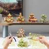3D Puzzles Piececool Model Building Kits kinesiska traditionella byggpussel 3D Metal DIY Toys Jigsaw Brain Teaser Home Decoration Y240415