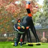 6mH (20ft) with blower Custom made outdoor large inflatable moggy halloween decoration inflatables black cat for sale