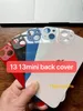 100PCS Big Hole Back Housing Battery Door Glass Cover with Adhesive Replacement for iPhone 13 Mini 13Pro 13 Pro Max with Sticker