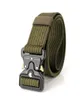 Fashion Men Belt Tactical Gürtel Nylon -Taillengürtel mit Metallschnallen Verstellbares Hochleistungs -Training Taillengürtel Jagdzubehör3085492