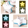 Lampade sfumature LED Night Light Mini stella Mina a parete Montato Automatico Luce adatto per camere da letto per bambini Scale corridoi Eu/US Plugs Q240416