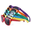 Sunglasses 12 Colors Trendy New Children Sunglasses Fashion Square Outdoor Goggle Shades for Kids Boys Girls UV Preotection Sun Glasses 240416