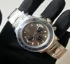 HEPS Silver Watch AAA Montres Black Cador Grey Cadran de 40 mm Sapphire Luxur