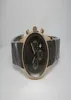Luxury Watch for Men Quartz Stopwatch chronographs montres en acier inoxydable en acier et bracelet en caoutchouc 0024735509