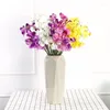 Fleurs décoratives 77 cm Nordic Pea Flower Branch Silk Wedding Artificiel Home Decoration Flores Bridal