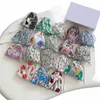 1pc Cute Cloth Floral Travel Cosmetic Lipstick Coin Purse Storage Bag Makeup Handbags Women Wallet Organizer Small Pouch Bags R6HT#