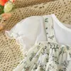 Rompers Milancel Nieuwe lente baby bodysuit baby zoete bloemen dunne stijl jumpsuit peuter meisjes kleding l410