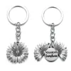 Portachiavi 1pcs metallici metallici della catena chiave di girasole sei il mio sole lettere i giocattoli carini tastie di tastiera regalo di compleanno