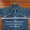 Mäns avslappnade skjortor ST-0050 Big us size äkta kvalitet vintage ser lös passande kubansk krage 100% bomullsguayabera skjorta 240416