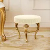 Chair Covers 2pcs Stool Fabric Round Elastic Stretchy Washable Seat Slipcover