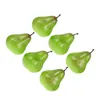 Decoração de festa 6 PCS PCS simulado simulado Sydney Child Childrens Toys Decorativa Fake Pear Poly Dragon Fruit Model