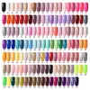 Lilycute 10st Gel Nail Polish Set med UV Lamp Naken Semi Permanent Hybrid Lack Bas Top Coat Soak Off LED Art 240416