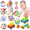 Baby Rattles Toys Born Sensory Teether Development Games Pedagogiskt spädbarn för spädbarn 0 6 12 månader 240407