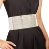 Belts Ladies Slimming Corset Elastic Rope With Glitter Universal Women Banquet Dress Shirt Coat