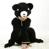 Детская драма милый маленький животный черный медведь