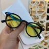 Óculos de sol Moda Novos óculos de sol redondos Clear TINTED Lens Design Show Party Show Vintage Sun Glasses Man/Women Eyewear Oculos de Sol 24416