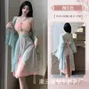 Robes de travail Sexy Ancient Style Tempation Uniforme Sheer Charm Jupe Set Perle Chain Design Elegant Fashion Backless Romantic 582p