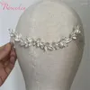 Hårklipp kvinnor flickor smycken handgjorda bröllop pannband färskvatten pärlor brudkam re6088