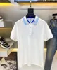Designer Fashion Top Business Vêtements Polo T-shirt brodés LETTRES COLLAR Détails à manches courtes Polo