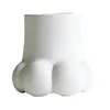 Vases Ceramic Kitten Claw Vase Flower Pot Contemporary Multifunctional Stylish Porcelain Handmade For Cafe Restaurant