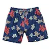 Фитнес -фитнес Summer Men Beach Shorts Quick Dry Printing Board дышащая мужская одежда мужская пляж 240410