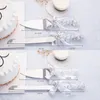 Ensembles de vaisselle European Knife Fork Set Gift Wedding Souvenir Cake en acier inoxydable Cake Luxury Design moderne minimaliste élégant