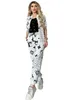 Högkvalitativt lyxvarumärke Kvinnor Designer Två stycken Sätt Summer Breattable Alfabet Printed Suit Fashion 2-stycken Kvinnlig träningsdräkt