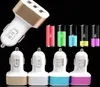 21A2A1A 3 USB Port Car Charger Adapter LED For IPhone Samsung Huawei Phone Tablet GPS Universal Charging Pad For Cell Phones Mo7390318