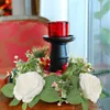 Decorative Flowers Tabletop Wreath Flower Centerpieces For Tables Wedding Party Decoration Rings Pillar Candles Christmas Decorations