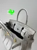 Designer Himalaya Crocodile Handbag Tote Bags Nile Skin Belly Combined with Tog Cowhide Bk30 Platinum Bag White Handbag 2021 New Model WN-IBKO